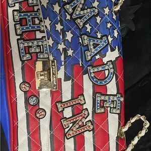 Betsey Johnson USA Convertible Crossbody Bag